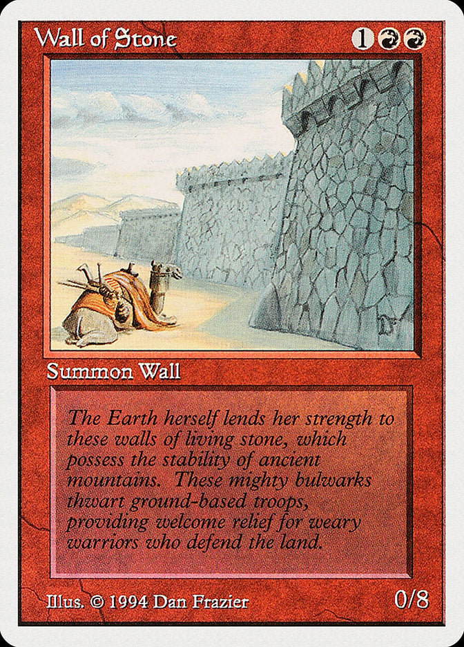 Wall of Stone [Summer Magic / Edgar] MTG Single Magic: The Gathering | Red Claw Gaming