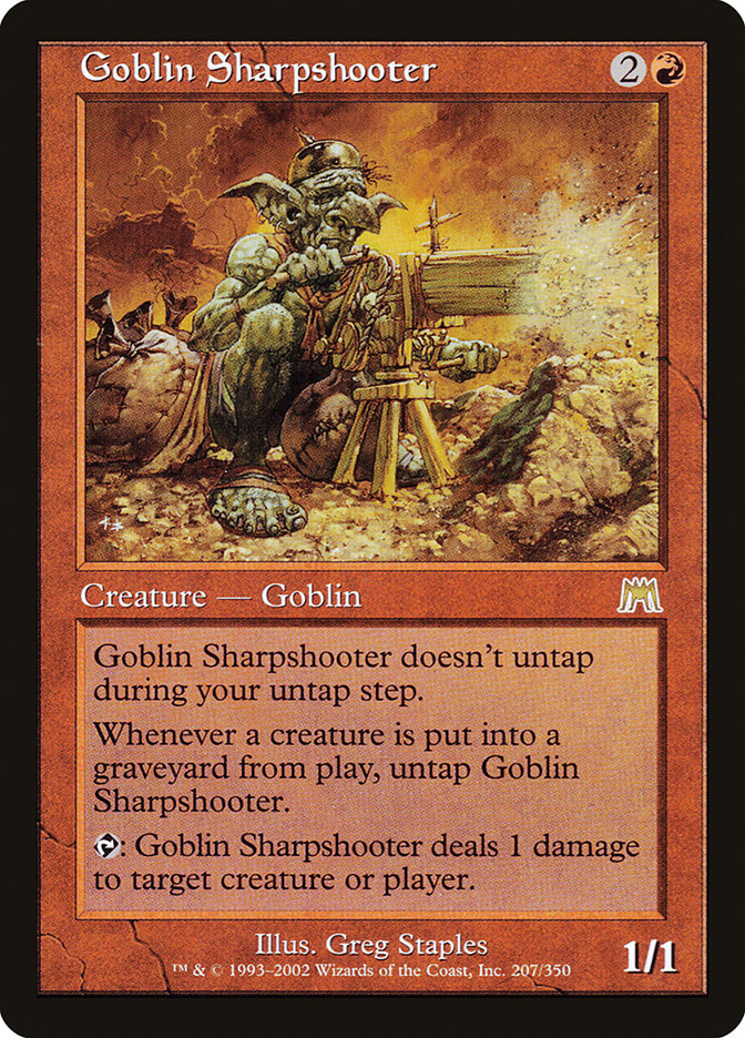Goblin Sharpshooter [Onslaught] MTG Single Magic: The Gathering | Red Claw Gaming