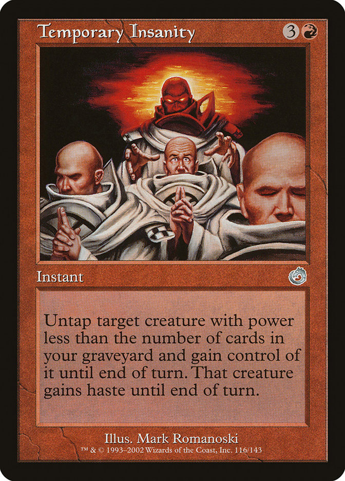 Temporary Insanity [Torment] MTG Single Magic: The Gathering | Red Claw Gaming