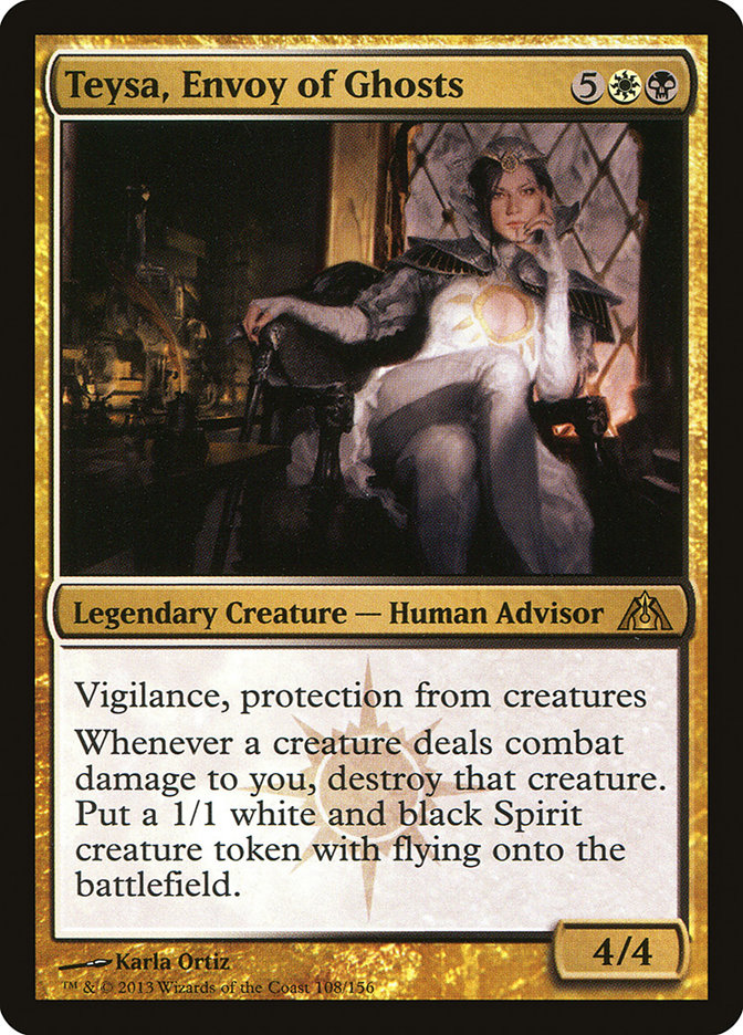 Teysa, Envoy of Ghosts [Dragon's Maze] MTG Single Magic: The Gathering | Red Claw Gaming