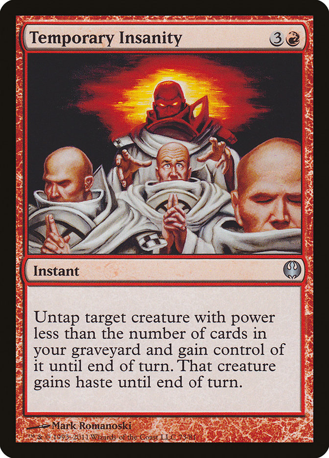 Temporary Insanity [Duel Decks: Knights vs. Dragons] MTG Single Magic: The Gathering | Red Claw Gaming