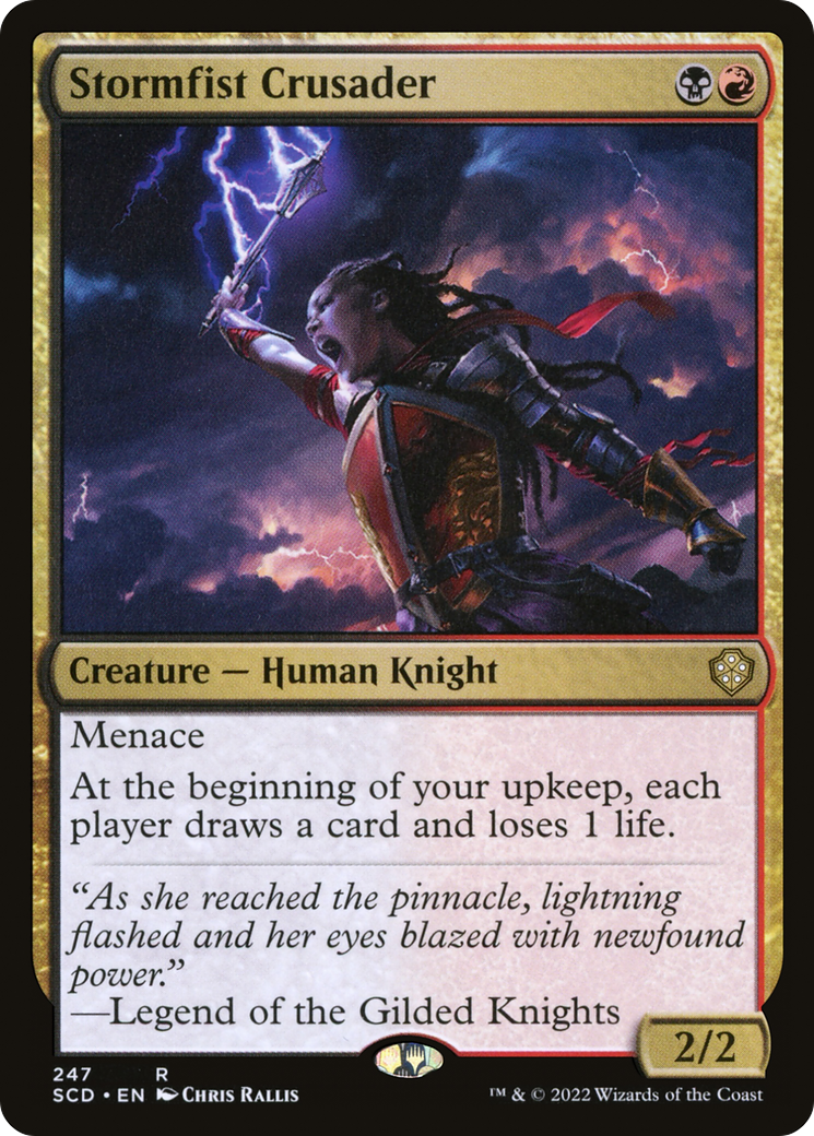 Stormfist Crusader [Starter Commander Decks] MTG Single Magic: The Gathering | Red Claw Gaming