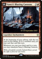 Vance's Blasting Cannons // Spitfire Bastion [Ixalan Prerelease Promos] MTG Single Magic: The Gathering | Red Claw Gaming
