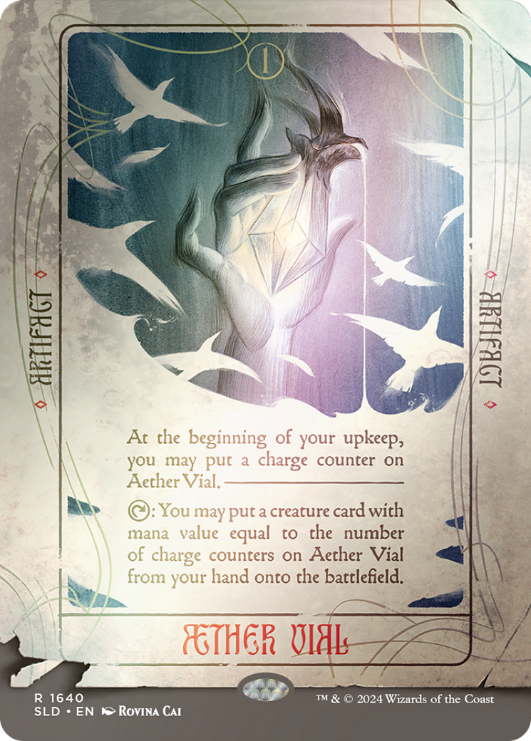Aether Vial (Rainbow Foil) [Secret Lair Drop Series] MTG Single Magic: The Gathering | Red Claw Gaming