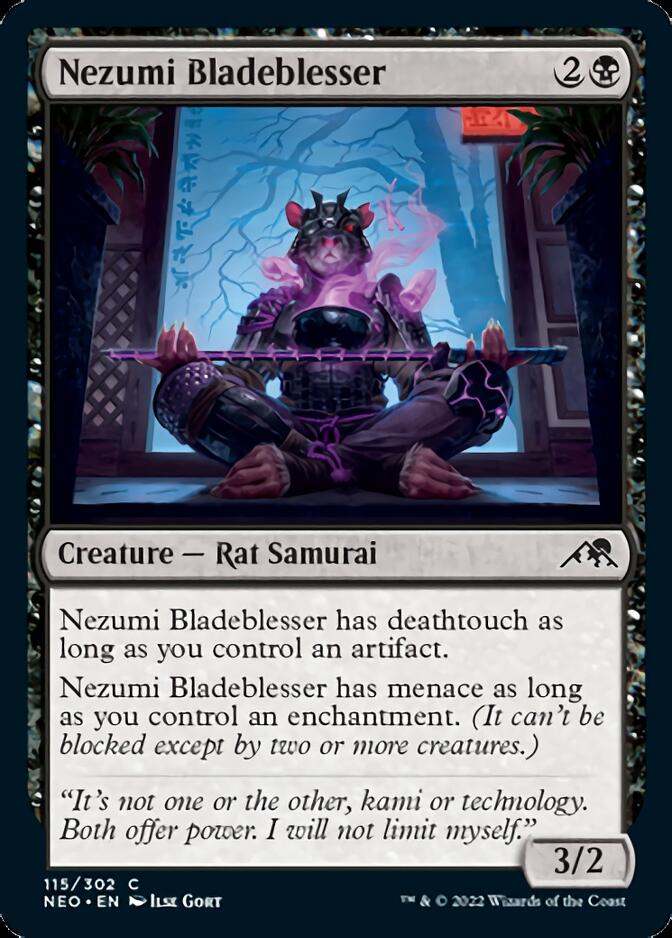 Nezumi Bladeblesser [Kamigawa: Neon Dynasty] MTG Single Magic: The Gathering    | Red Claw Gaming