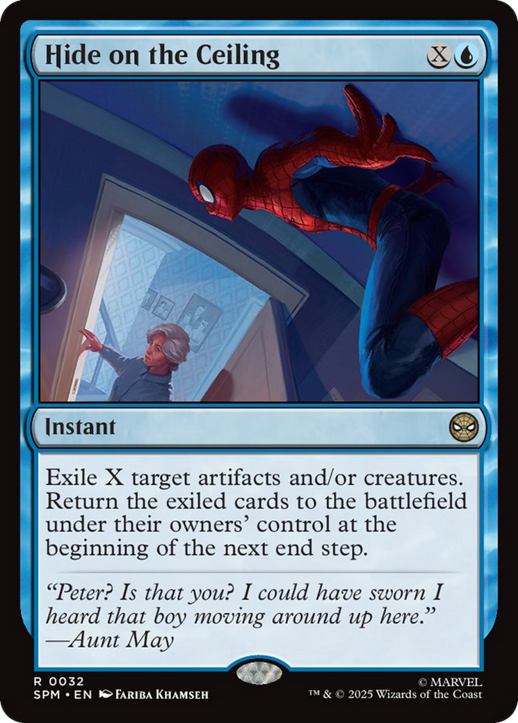 Hide on the Ceiling [Marvel's Spider-Man] MTG Single Magic: The Gathering | Red Claw Gaming