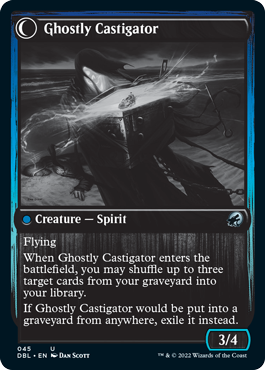 Covetous Castaway // Ghostly Castigator [Innistrad: Double Feature] MTG Single Magic: The Gathering | Red Claw Gaming