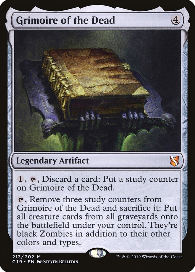 Grimoire of the Dead [Commander 2019] MTG Single Magic: The Gathering | Red Claw Gaming
