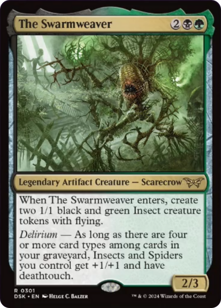 The Swarmweaver (0301) [Duskmourn: House of Horror] MTG Single Magic: The Gathering | Red Claw Gaming