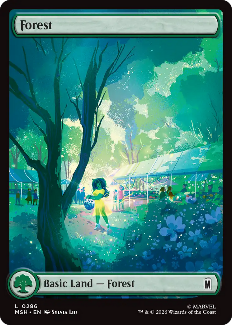 Forest (0286) [Marvel Super Heroes] MTG Single Magic: The Gathering | Red Claw Gaming