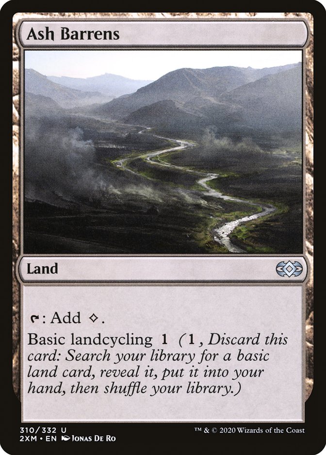 Ash Barrens [Double Masters] MTG Single Magic: The Gathering | Red Claw Gaming