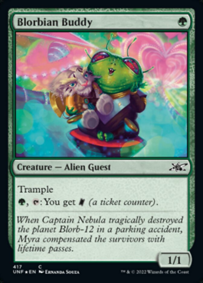 Blorbian Buddy (Galaxy Foil) [Unfinity] MTG Single Magic: The Gathering    | Red Claw Gaming