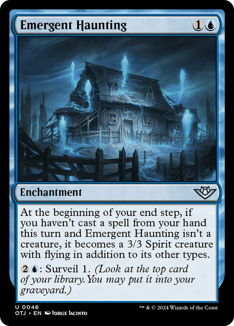 Emergent Haunting [Outlaws of Thunder Junction] MTG Single Magic: The Gathering    | Red Claw Gaming