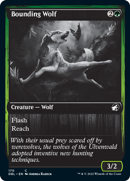 Bounding Wolf [Innistrad: Double Feature] MTG Single Magic: The Gathering | Red Claw Gaming