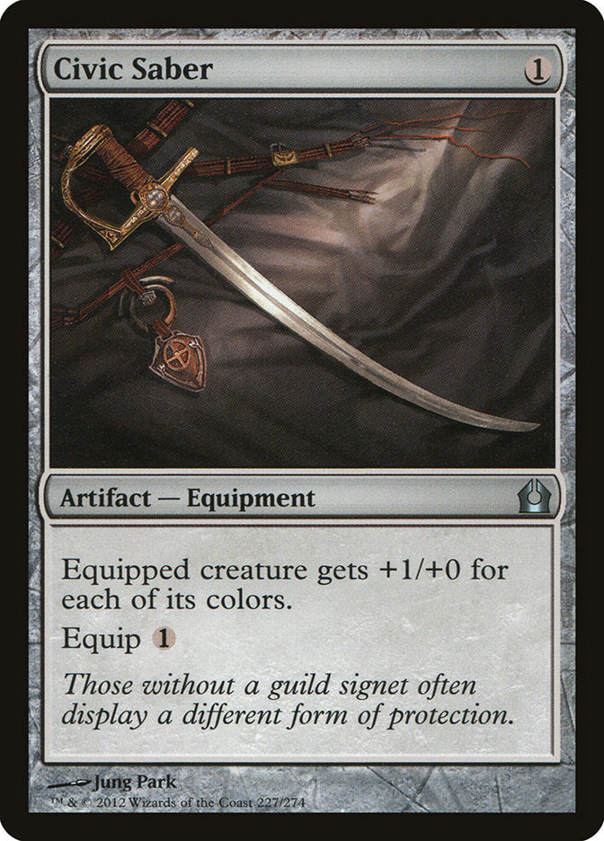 Civic Saber [Return to Ravnica] MTG Single Magic: The Gathering | Red Claw Gaming