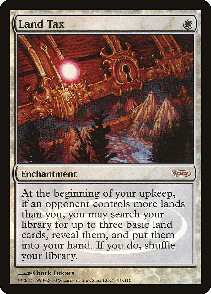 Land Tax [Judge Gift Cards 2010] MTG Single Magic: The Gathering | Red Claw Gaming