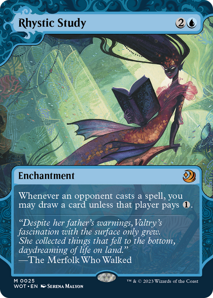 Rhystic Study [Wilds of Eldraine: Enchanting Tales] MTG Single Magic: The Gathering | Red Claw Gaming