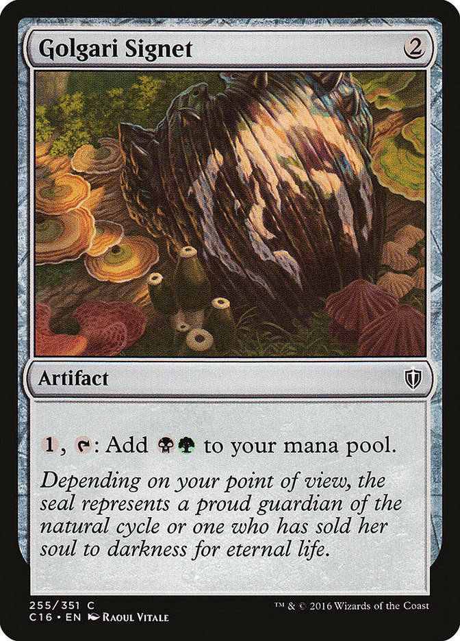 Golgari Signet [Commander 2016] MTG Single Magic: The Gathering | Red Claw Gaming