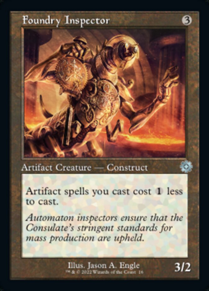 Foundry Inspector (Retro) [The Brothers' War Retro Artifacts] MTG Single Magic: The Gathering | Red Claw Gaming