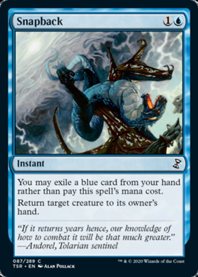 Snapback [Time Spiral Remastered] MTG Single Magic: The Gathering | Red Claw Gaming