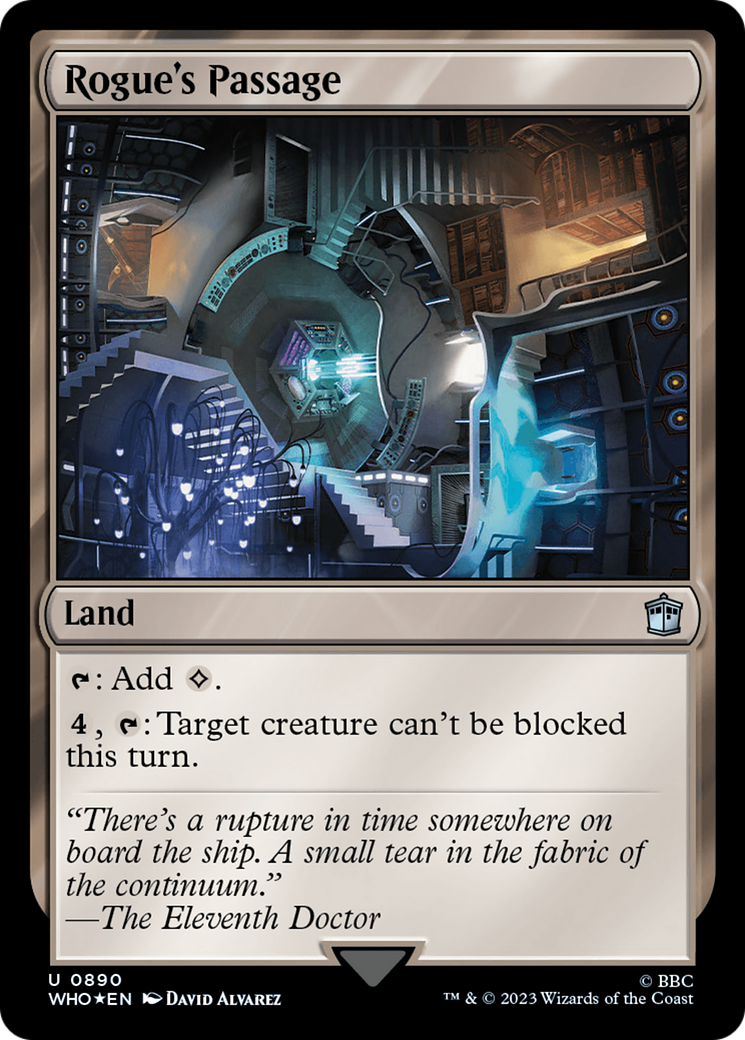 Rogue's Passage (Surge Foil) [Doctor Who] MTG Single Magic: The Gathering    | Red Claw Gaming