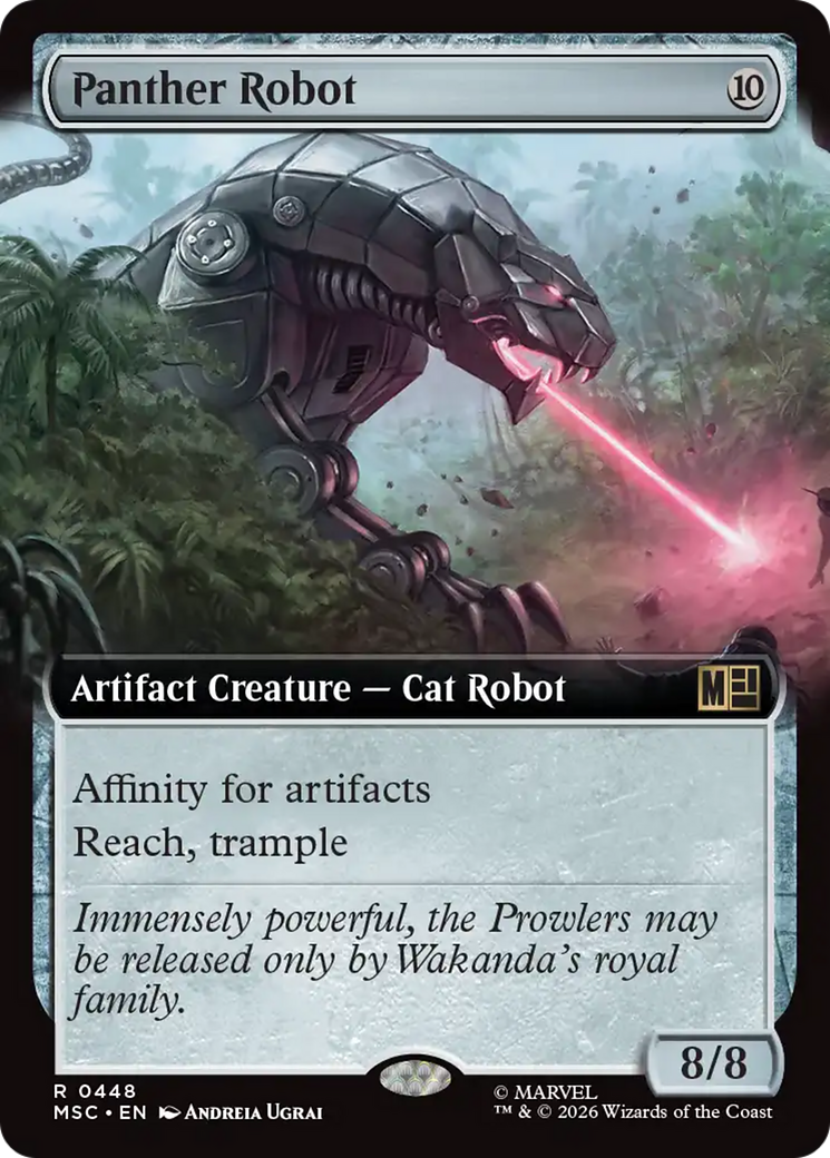 Panther Robot (Extended Art) [Marvel Super Heroes Commander] | Red Claw Gaming
