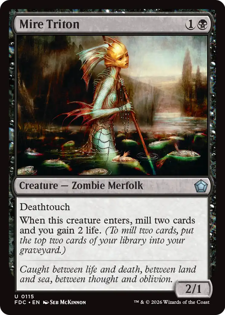 Mire Triton [Foundations Commander] | Red Claw Gaming
