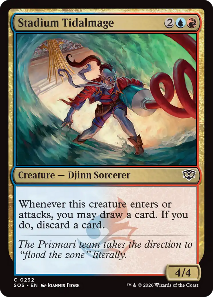 Stadium Tidalmage [Secrets of Strixhaven] MTG Single Magic: The Gathering | Red Claw Gaming