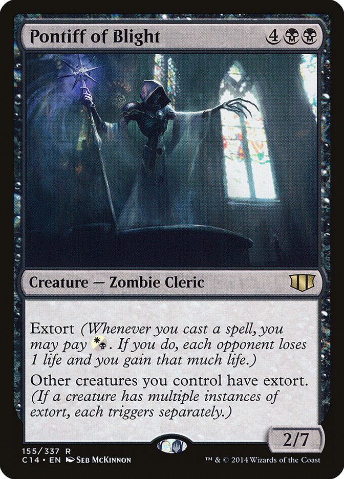 Pontiff of Blight [Commander 2014] MTG Single Magic: The Gathering | Red Claw Gaming