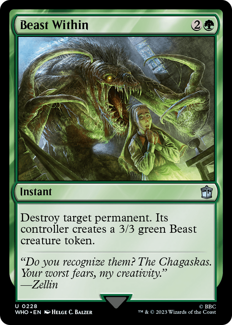 Beast Within [Doctor Who] MTG Single Magic: The Gathering | Red Claw Gaming