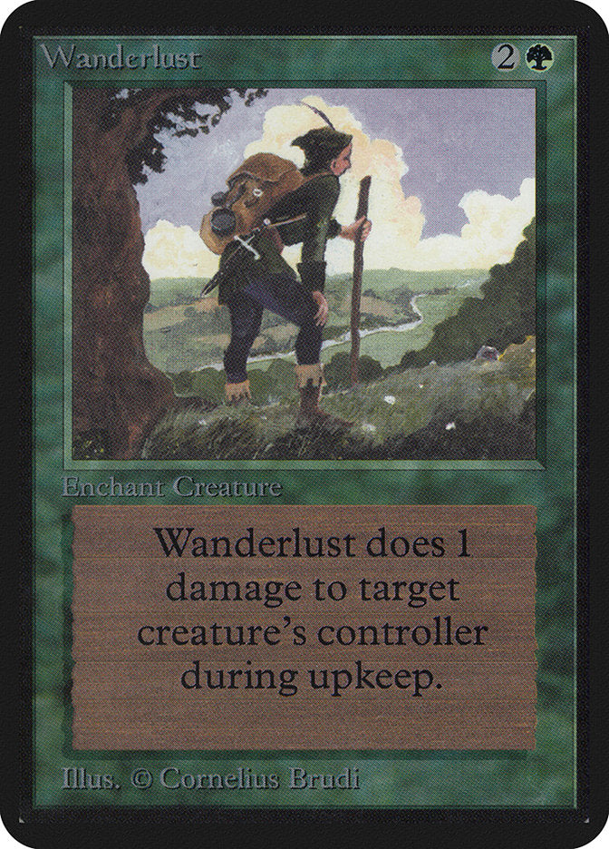 Wanderlust [Alpha Edition] MTG Single Magic: The Gathering | Red Claw Gaming