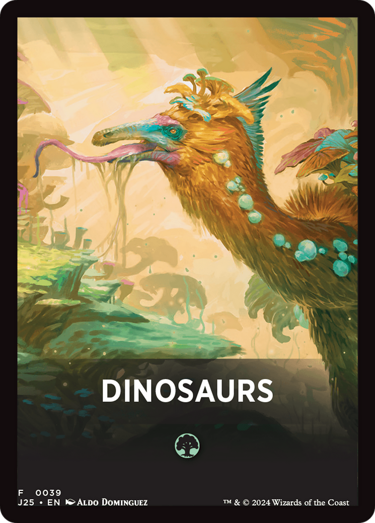Dinosaurs Theme Card [Foundations Jumpstart Front Cards] MTG Single Magic: The Gathering | Red Claw Gaming