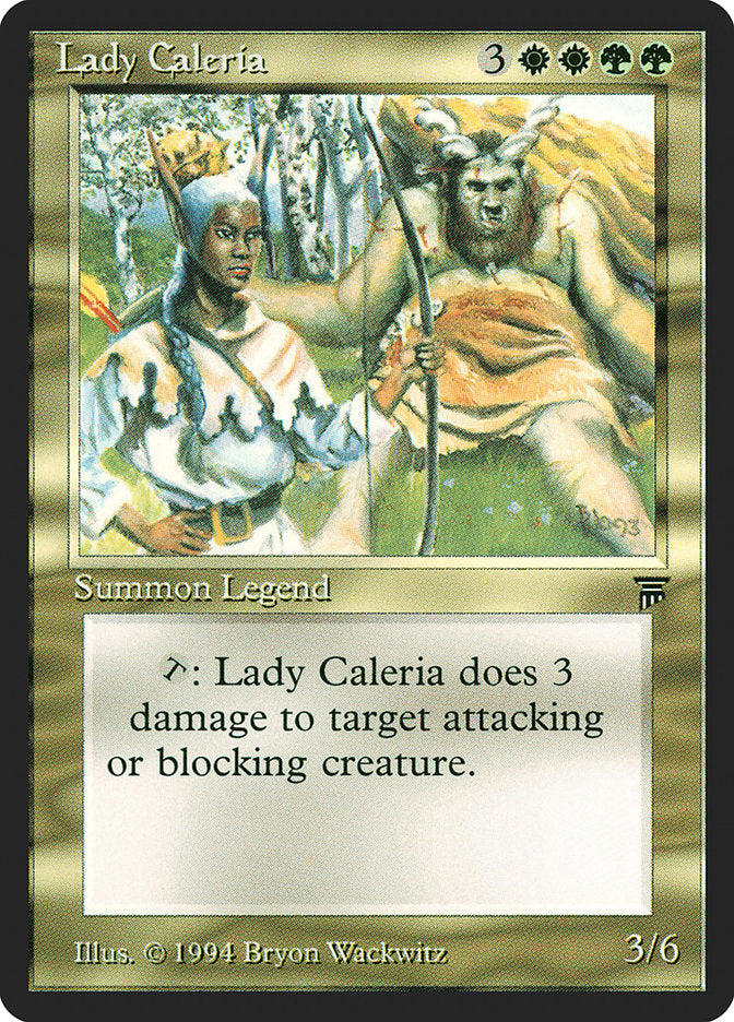 Lady Caleria [Legends] MTG Single Magic: The Gathering | Red Claw Gaming