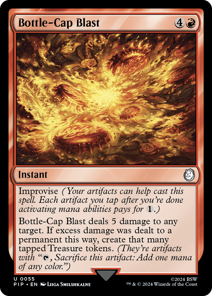 Bottle-Cap Blast [Fallout] MTG Single Magic: The Gathering | Red Claw Gaming