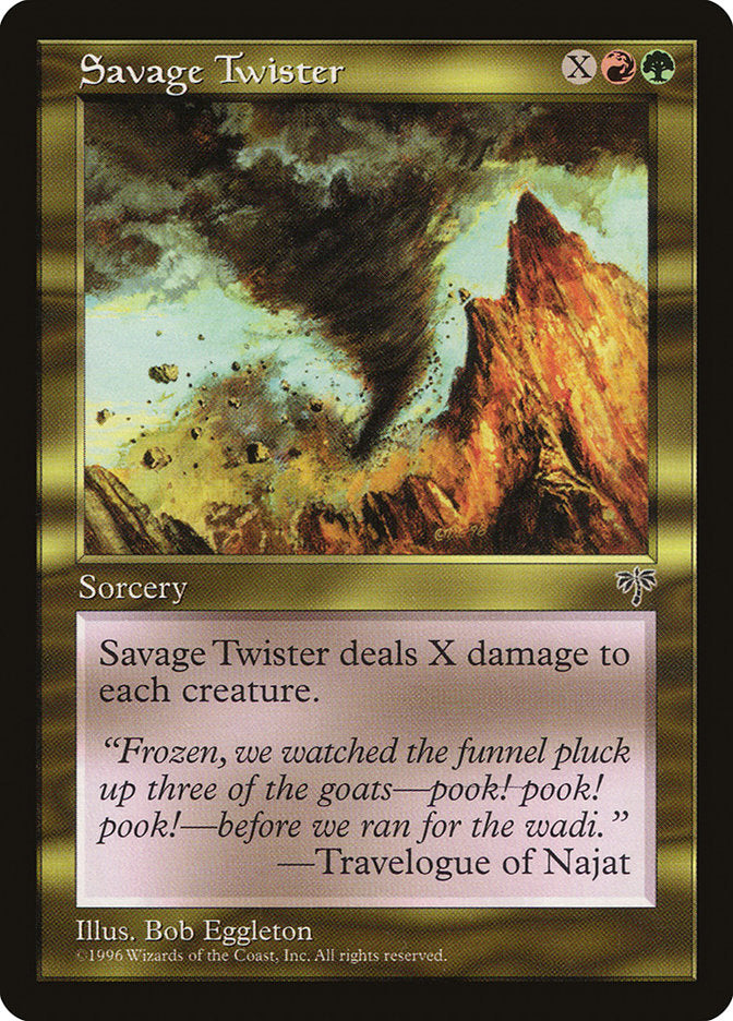Savage Twister [Mirage] MTG Single Magic: The Gathering | Red Claw Gaming