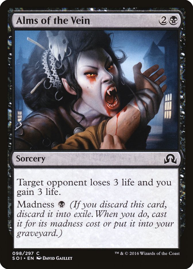 Alms of the Vein [Shadows over Innistrad] MTG Single Magic: The Gathering | Red Claw Gaming