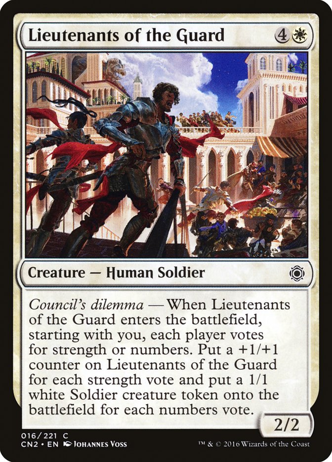 Lieutenants of the Guard [Conspiracy: Take the Crown] MTG Single Magic: The Gathering | Red Claw Gaming