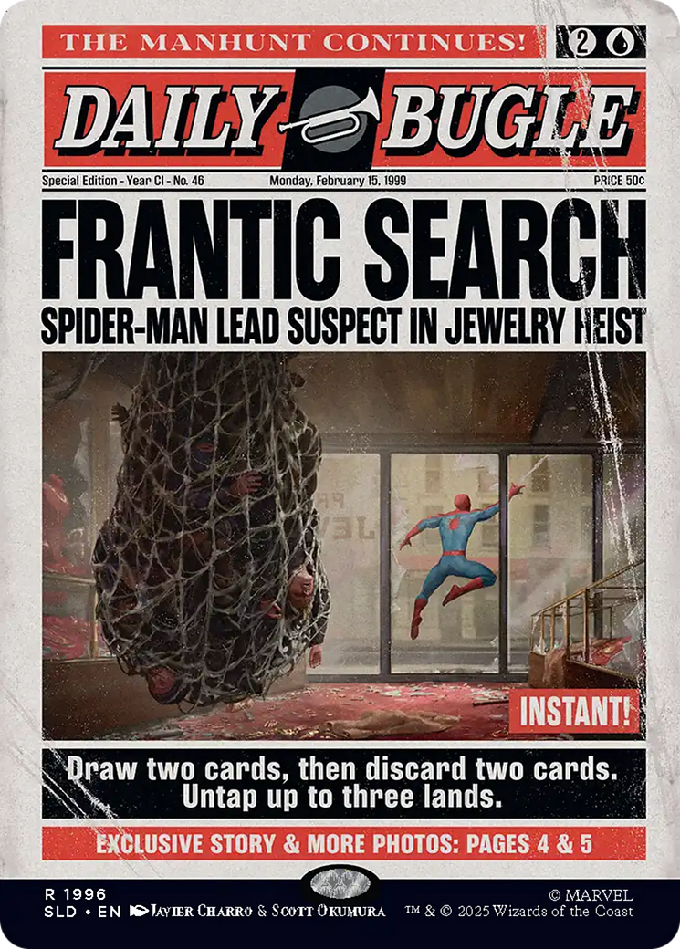 Frantic Search (1996) [Secret Lair Drop Series] MTG Single Magic: The Gathering | Red Claw Gaming
