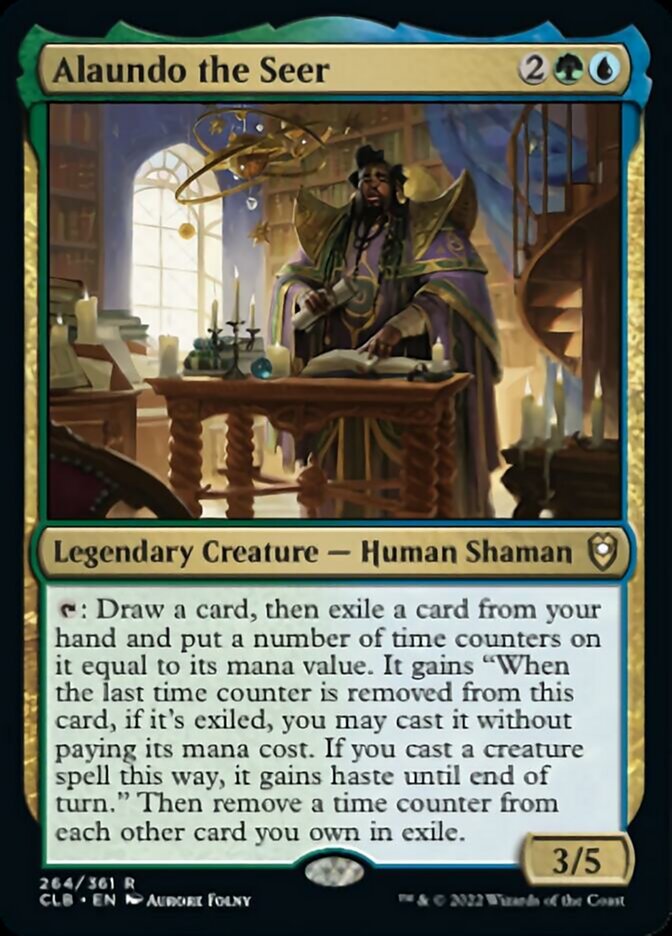 Alaundo the Seer [Commander Legends: Battle for Baldur's Gate] MTG Single Magic: The Gathering | Red Claw Gaming