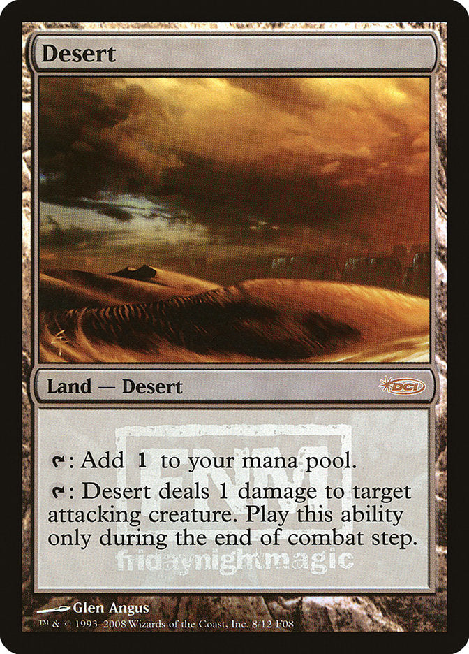 Desert [Friday Night Magic 2008] MTG Single Magic: The Gathering | Red Claw Gaming