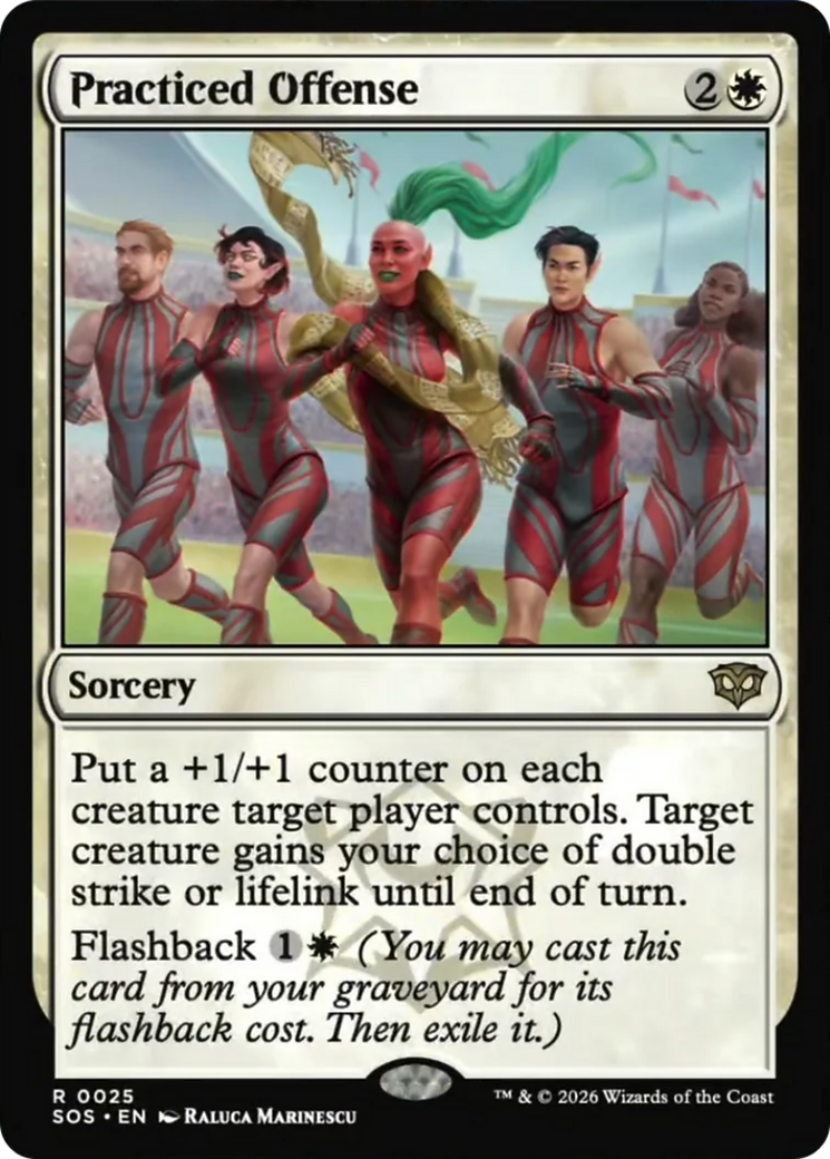 Practiced Offense [Secrets of Strixhaven] MTG Single Magic: The Gathering | Red Claw Gaming