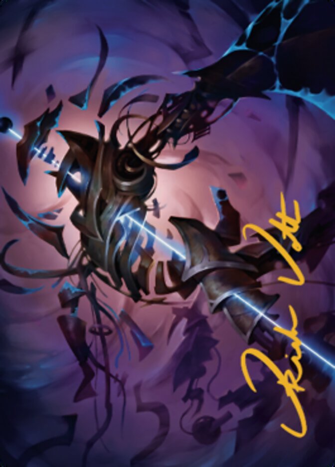 Defabricate Art Card (Gold-Stamped Signature) [The Brothers' War Art Series] MTG Single Magic: The Gathering | Red Claw Gaming