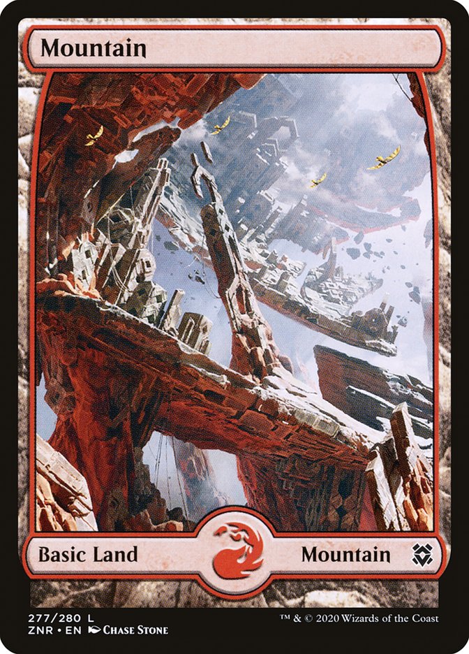 Mountain (277) [Zendikar Rising] MTG Single Magic: The Gathering | Red Claw Gaming