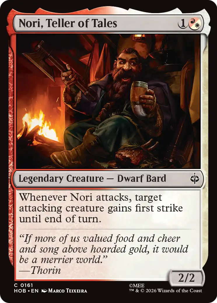 Nori, Teller of Tales [The Hobbit] | Red Claw Gaming