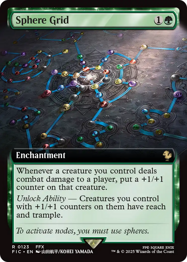 Sphere Grid (Extended Art) [FINAL FANTASY Commander] MTG Single Magic: The Gathering | Red Claw Gaming