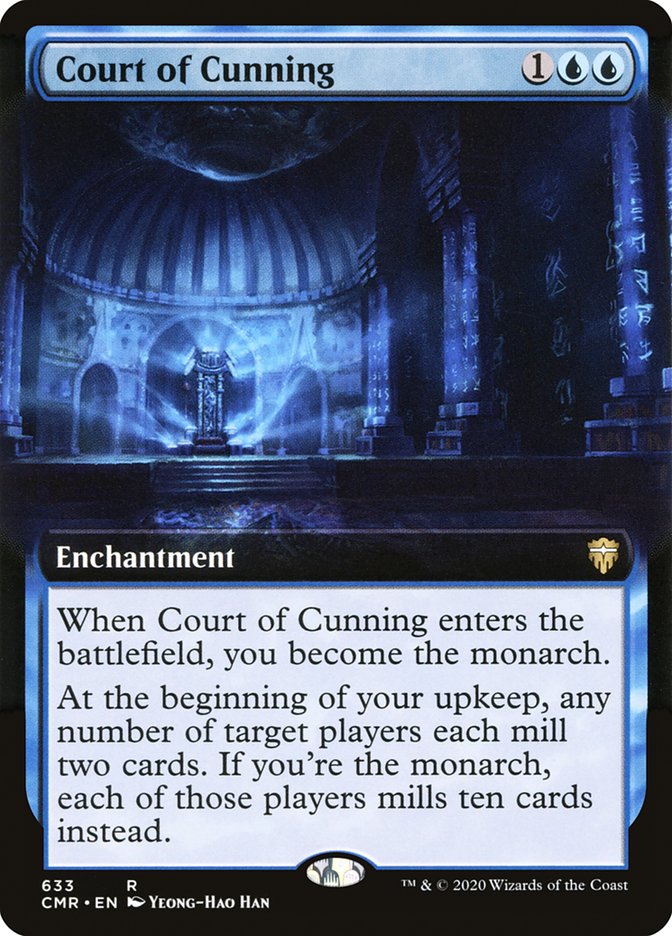 Court of Cunning (Extended Art) [Commander Legends] MTG Single Magic: The Gathering | Red Claw Gaming