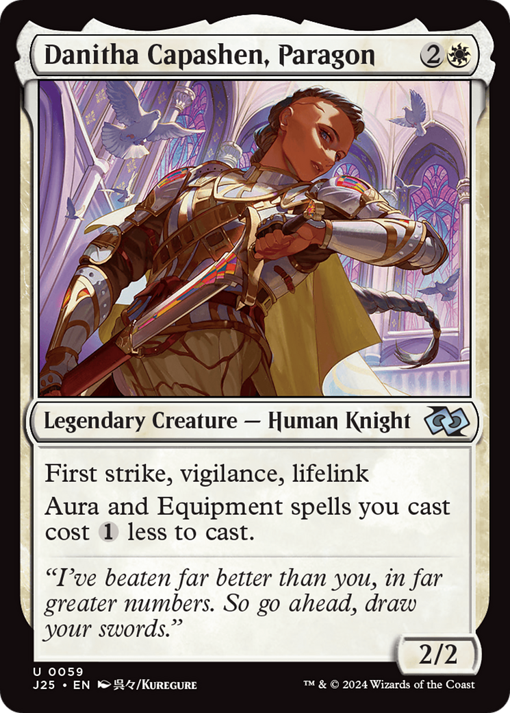 Danitha Capashen, Paragon (Anime) [Foundations Jumpstart] MTG Single Magic: The Gathering | Red Claw Gaming
