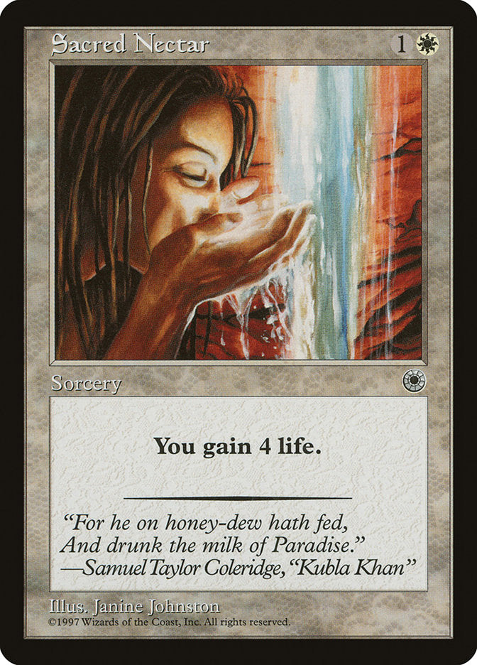 Sacred Nectar [Portal] MTG Single Magic: The Gathering | Red Claw Gaming