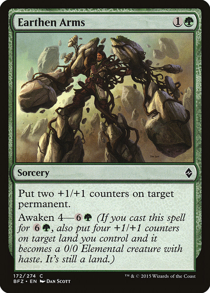 Earthen Arms [Battle for Zendikar] MTG Single Magic: The Gathering | Red Claw Gaming