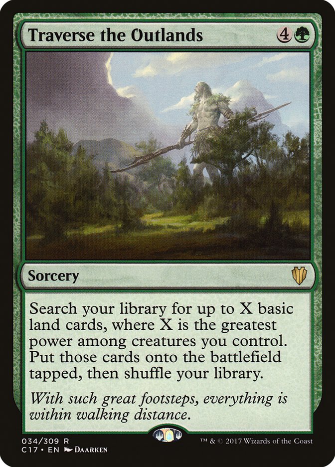 Traverse the Outlands [Commander 2017] MTG Single Magic: The Gathering | Red Claw Gaming